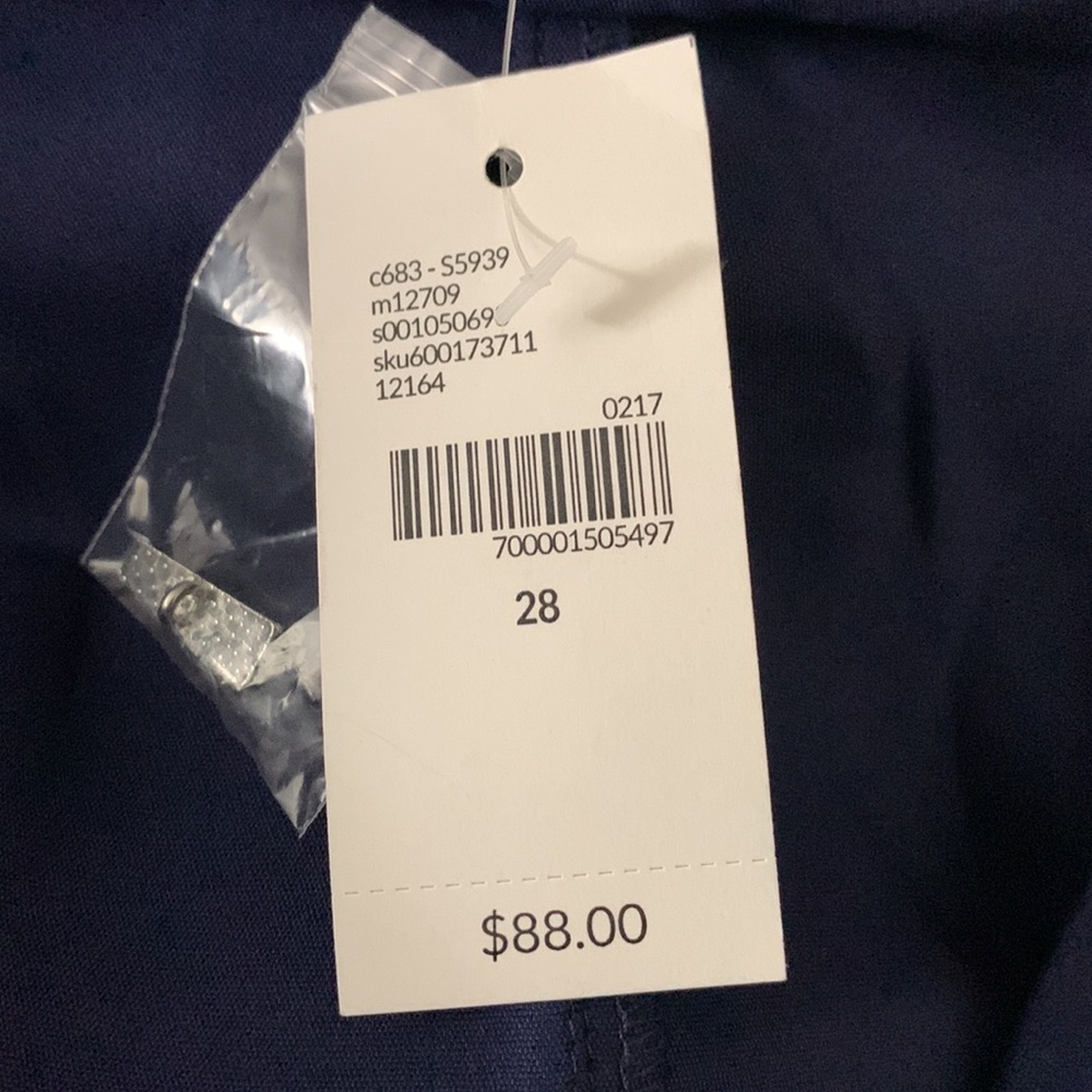 Lane Bryant X Prabal Gurung collab gorgeous navy blue dress pants NWT plus sz 28 - Picture 7 of 8